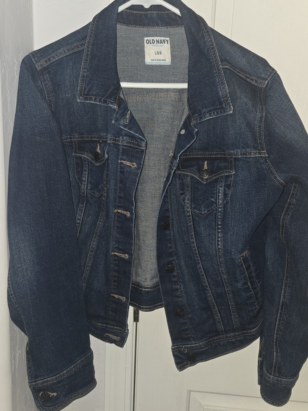 Old Navy Dark Blue Denim Jean Jacket